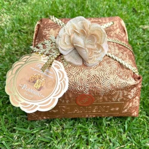 Flamigni Panettone Chocolate with Rum Bronze Wrap